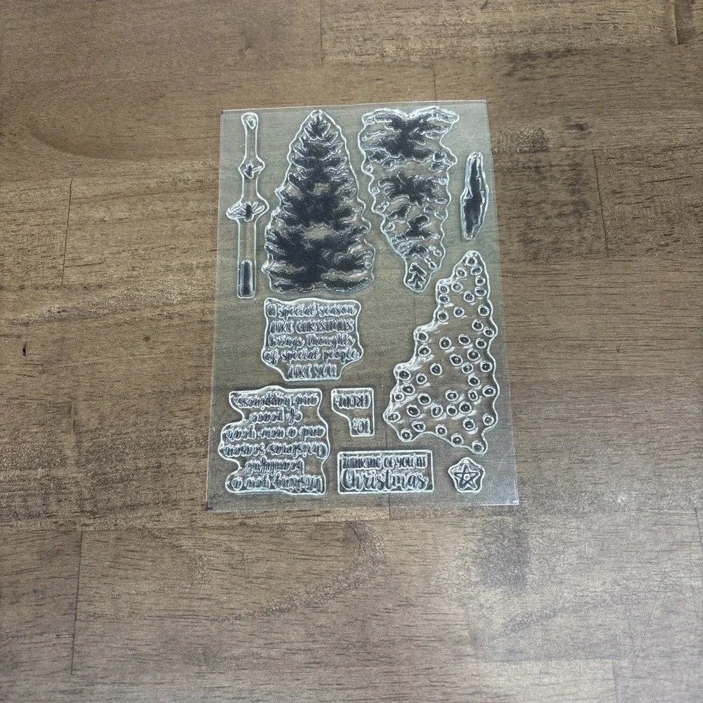 Stampin' Up! Seasons Like Christmas Stamp Set 144860 Holiday Sentiment Tree